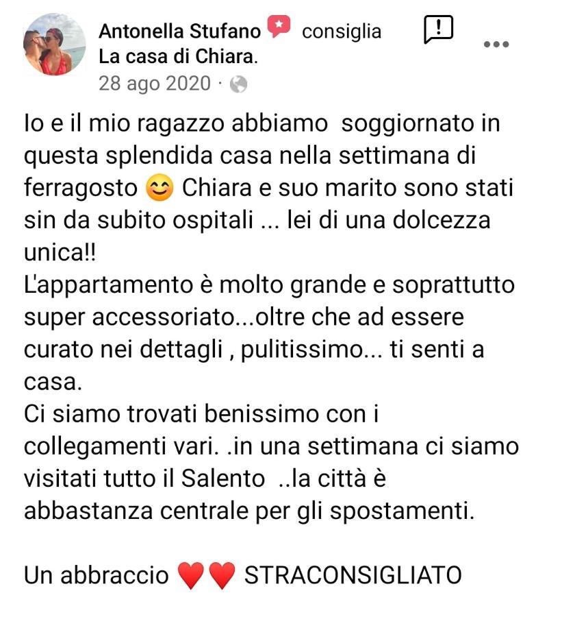 La Casa Di Chiara Apartman Taviano Kültér fotó